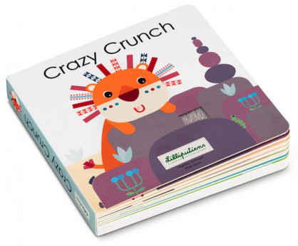 Crazy Crunch livre tactile et sonore Lilliputiens